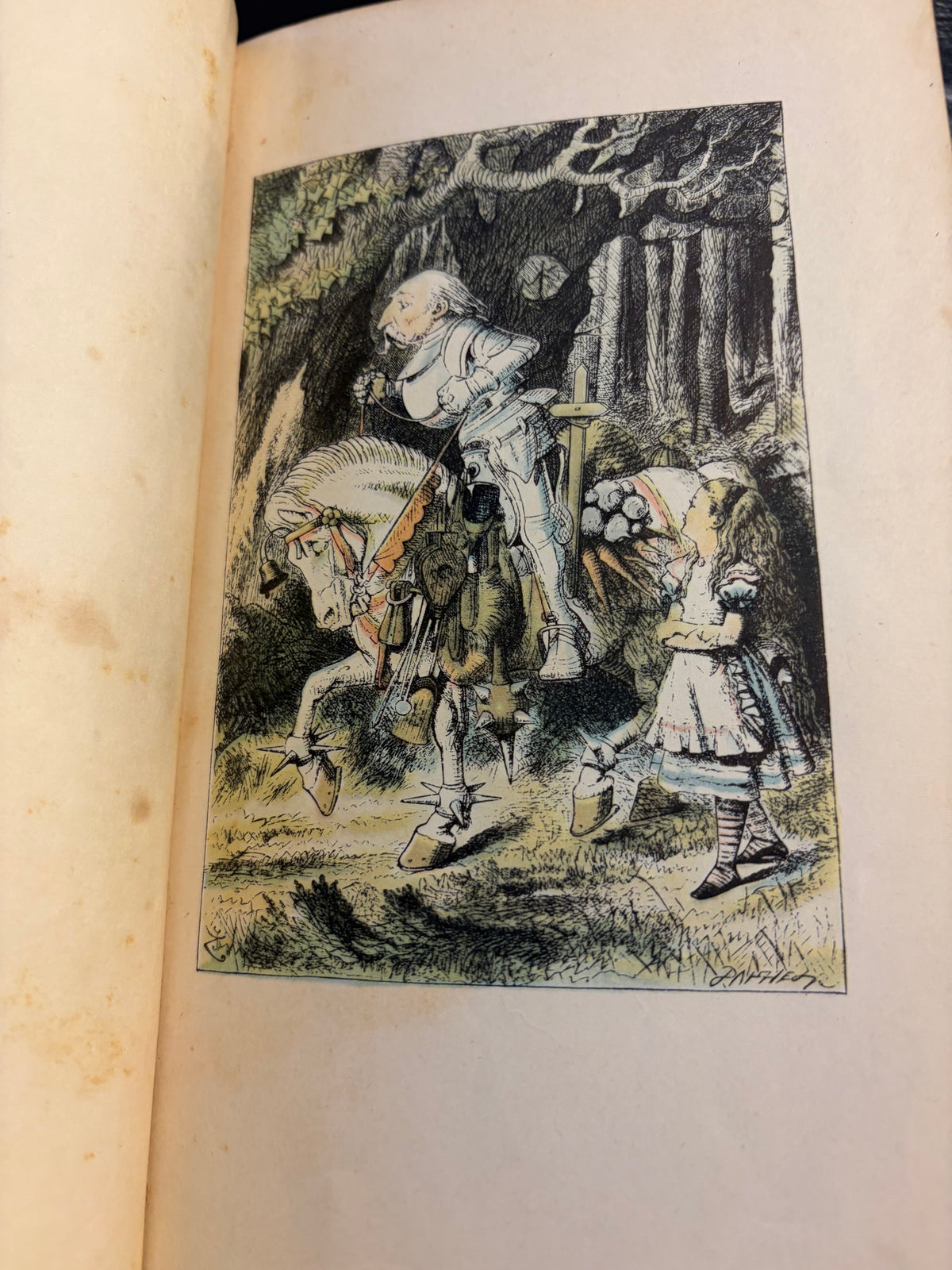 Alice's Adventures in Wonderland & Through the Looking-Glass – 1946 Random House Special Edition, 2-Volume Set, Tenniel Illustrations Colored by Fritz Kredel Random House