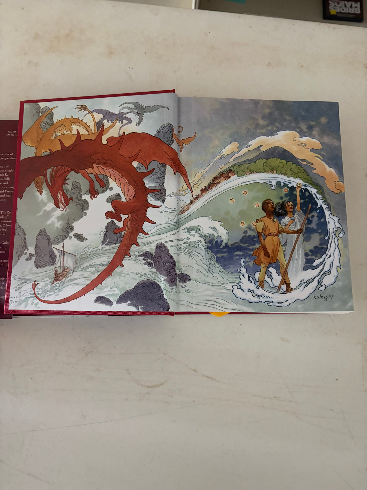 The Books of Earthsea: The Complete Illustrated Edition by Ursula K. Le Guin, Illustrated by Charles Vess – Hardcover Saga Press