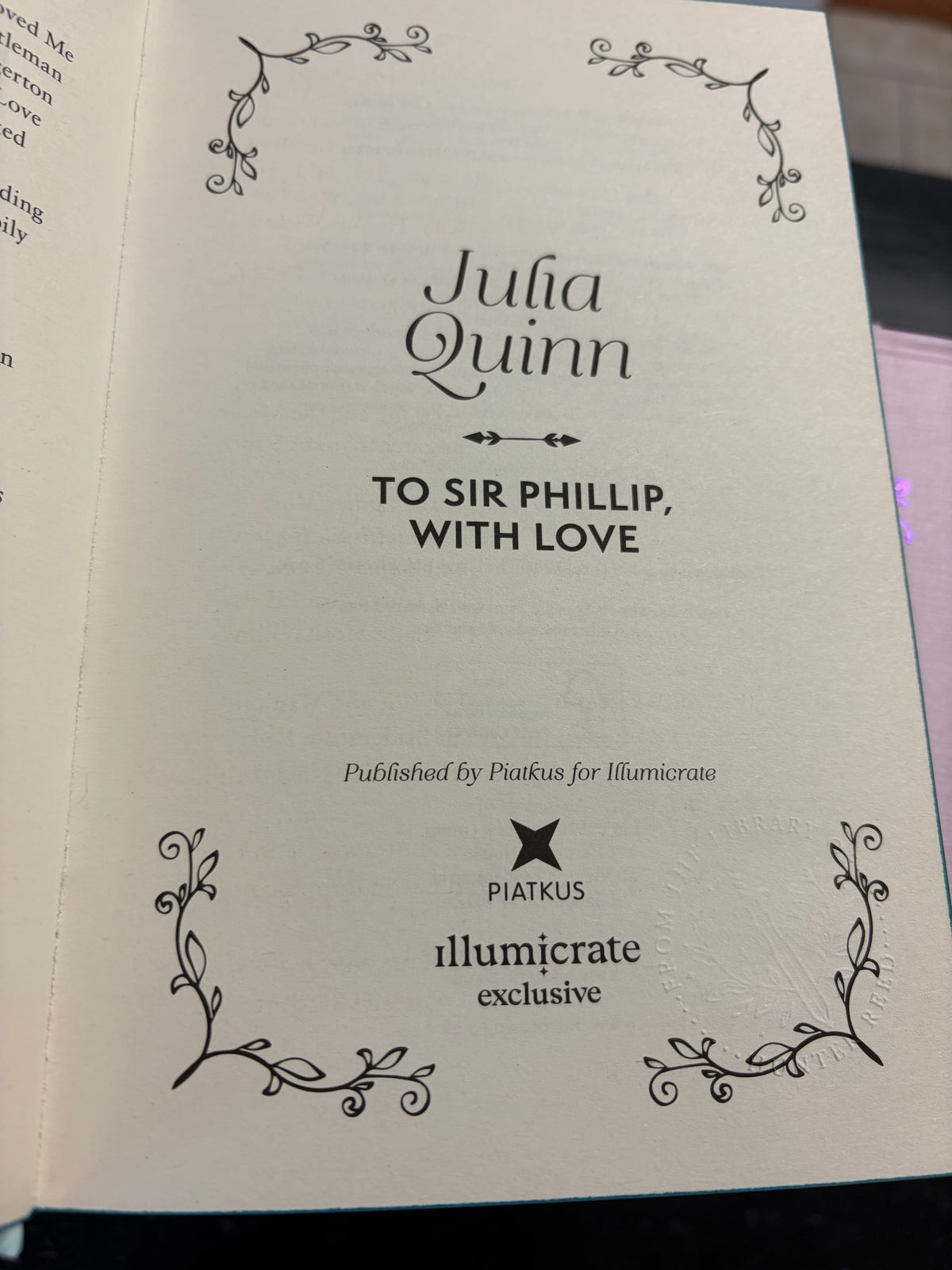 Bridgerton Series by Julia Quinn – Illumicrate Exclusive Special Editions, 8-Volume Hardcover Set with Sprayed Edges Illumicrate