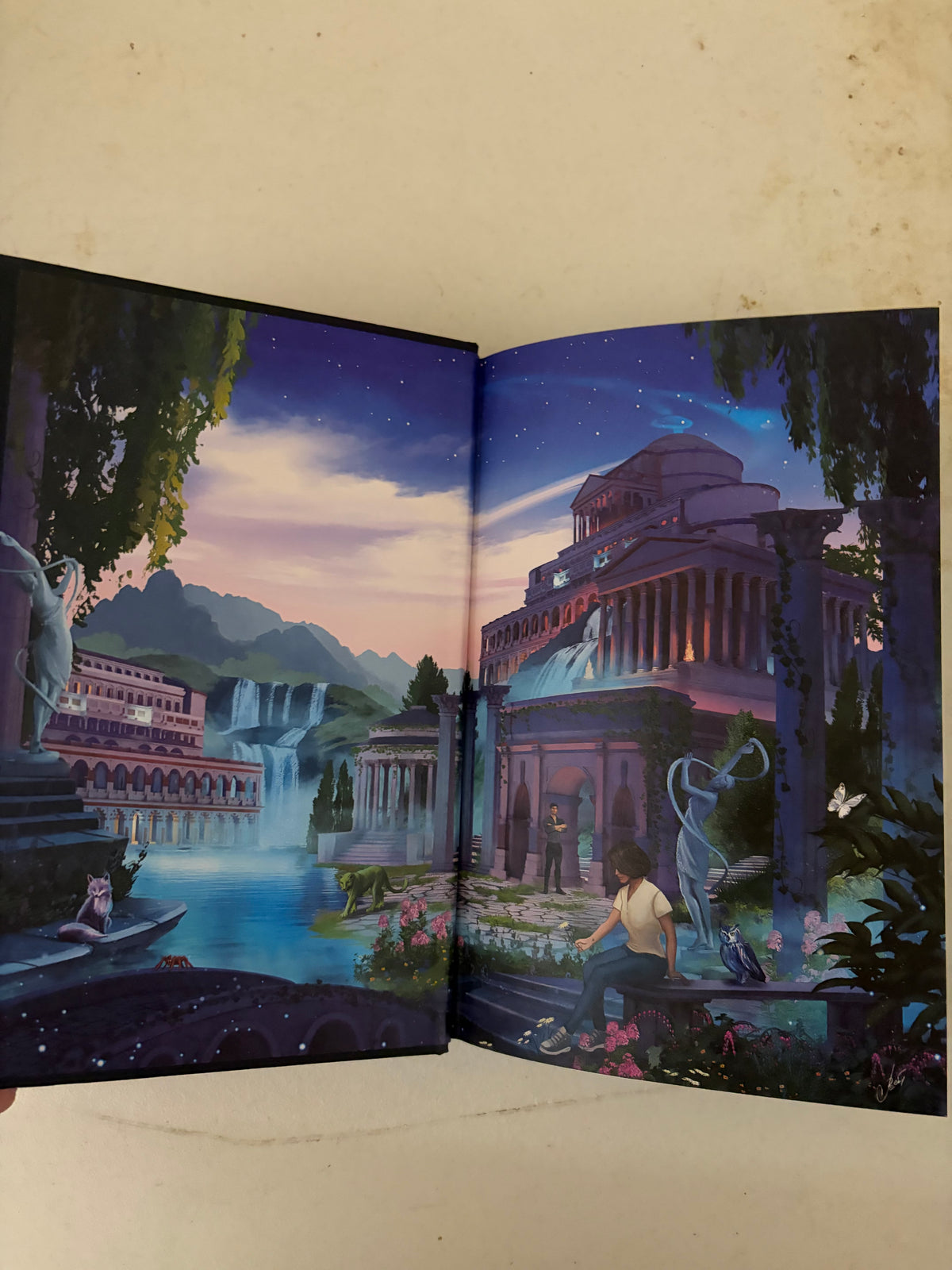 The Games Gods Play by Abigail Owen – Deluxe Hardcover Edition with Illustrated Stenciled Edges Abigail Owen