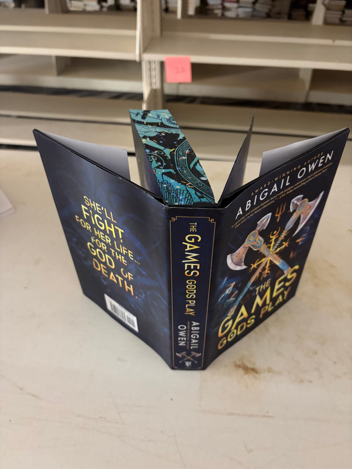 The Games Gods Play by Abigail Owen – Deluxe Hardcover Edition with Illustrated Stenciled Edges Abigail Owen