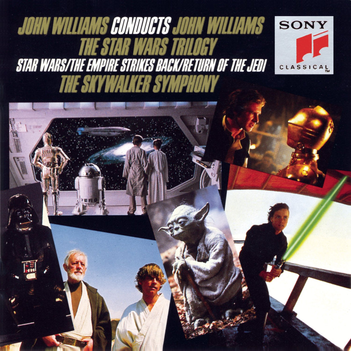 John Williams Conducts John Williams: The Star Wars Trilogy (Star Wars, The Emperor Strikes Back, Return Of The Jedi) The Happy Book Stack