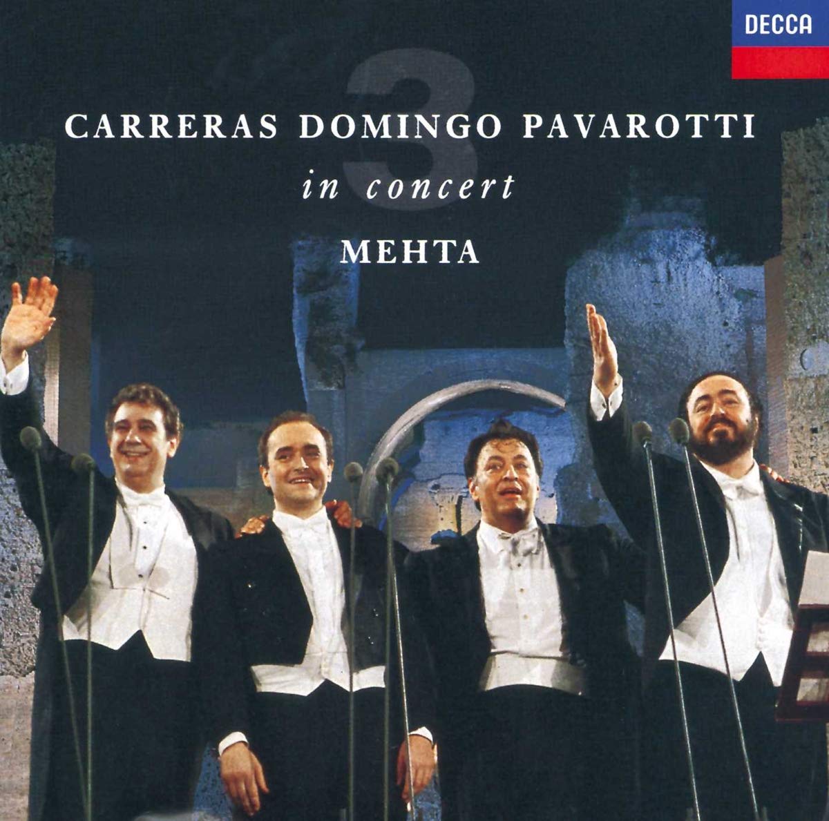 Carreras/Domingo/Pavarotti In Concert The Happy Book Stack