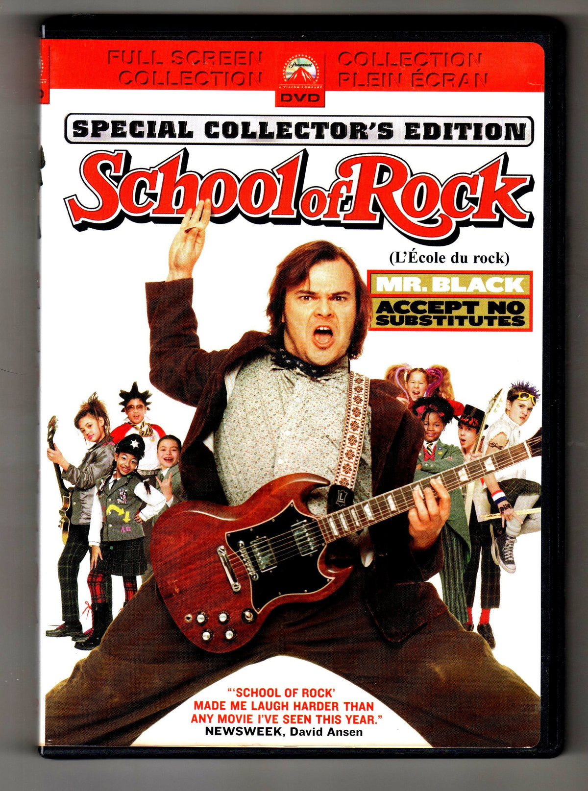 School of Rock (Full Screen) (2005) DVD The Happy Book Stack