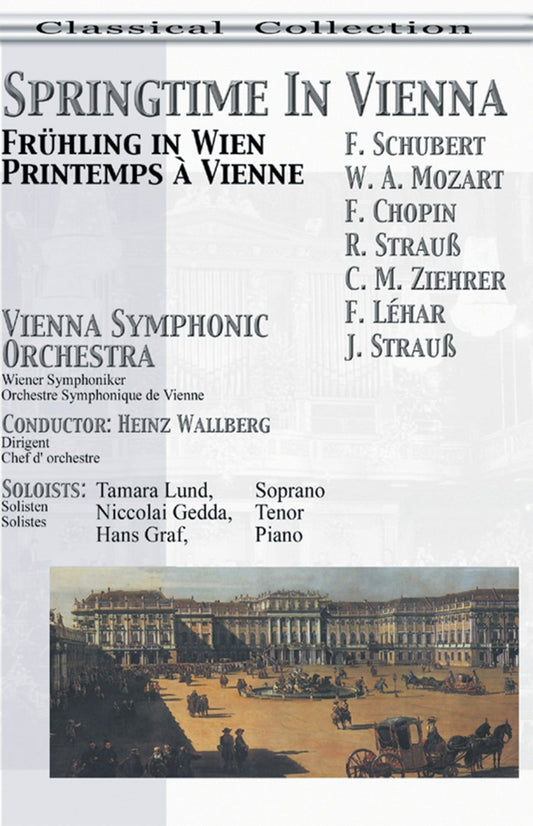 Springtime in Vienna, Vol. 1: Schubert/Mozart/Chopin/R. Strauss/Ziehrer/Lehar/J. Strauss [DVD] - 4488