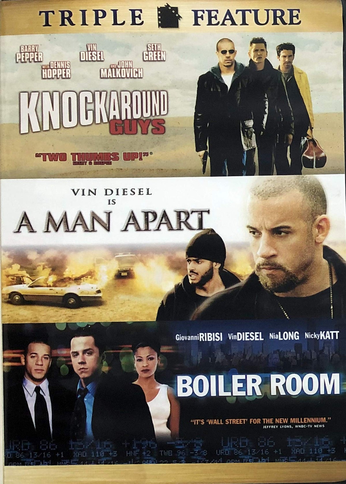 Man Apart, A / Boiler Room / Knockaround Guys (3FE) The Happy Book Stack