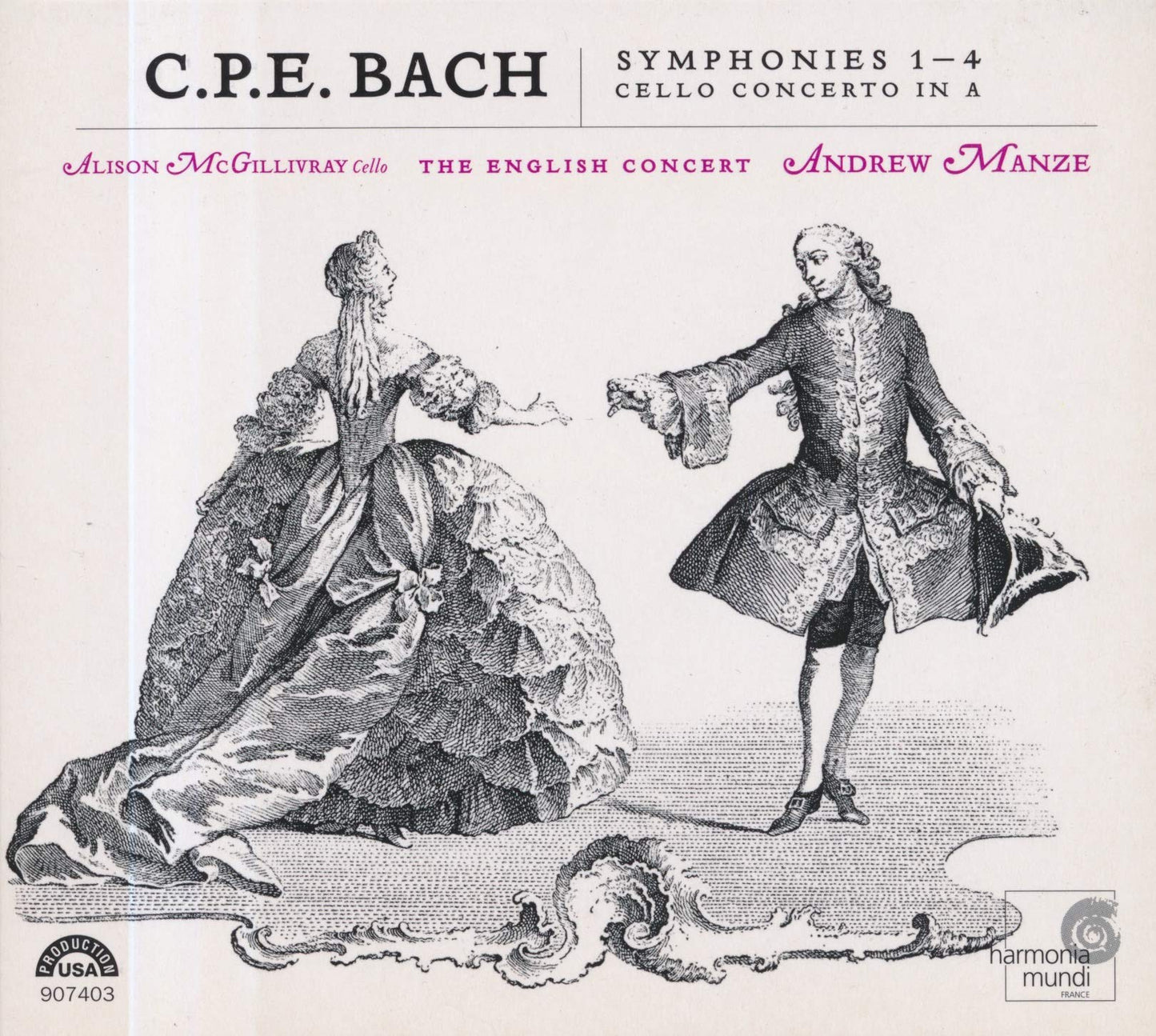 C.P.E. Bach: Symphonies 1-4/Cello Concerto in A The Happy Book Stack