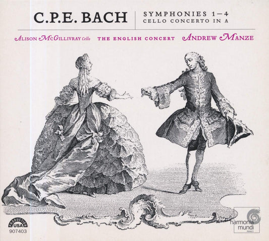 C.P.E. Bach: Symphonies 1-4/Cello Concerto in A The Happy Book Stack
