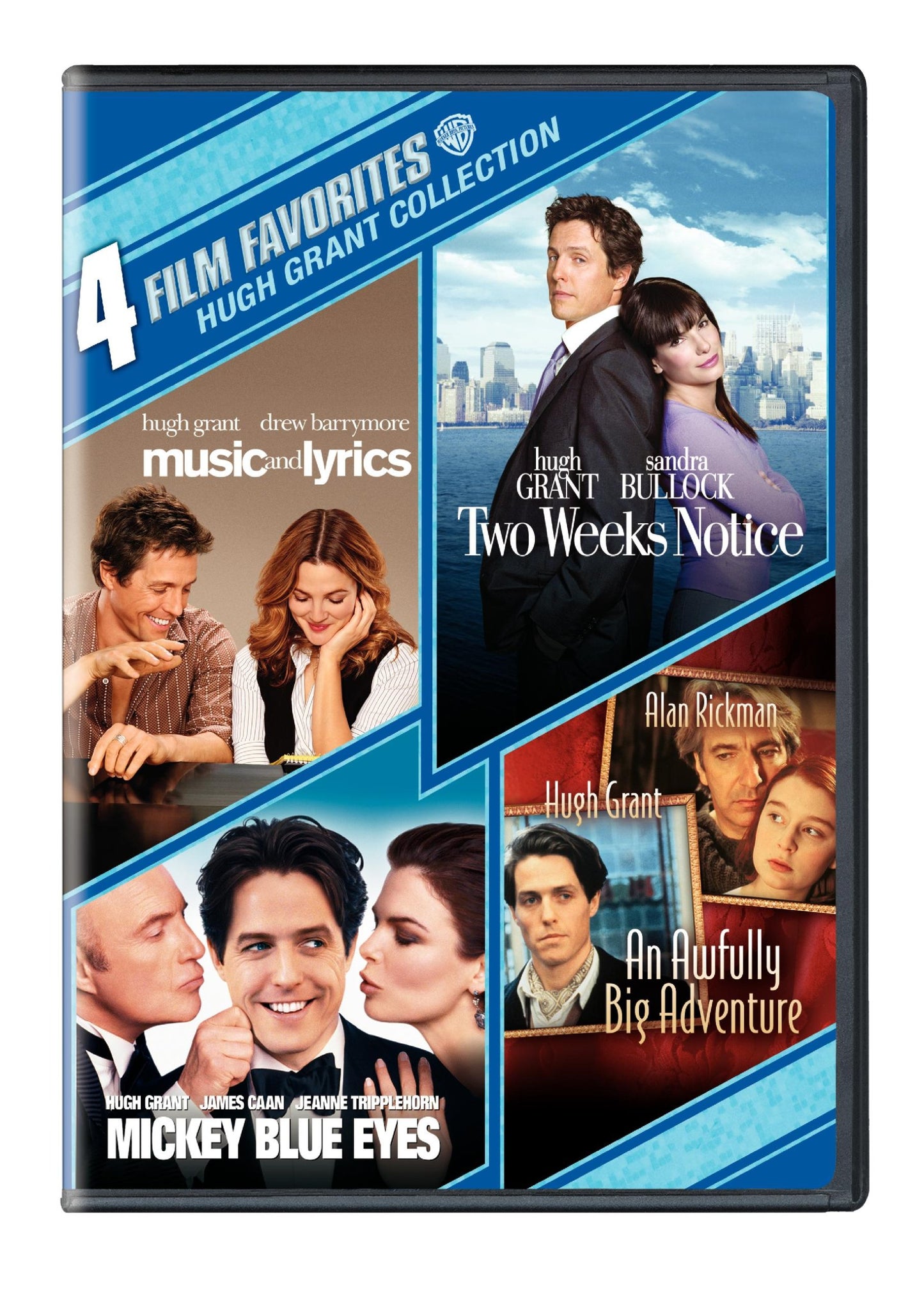 4 Film Favorites: Hugh Grant (An Awfully Big Adventure, Mickey Blue Eyes, Music and Lyrics, Two Weeks Notice) - 3819