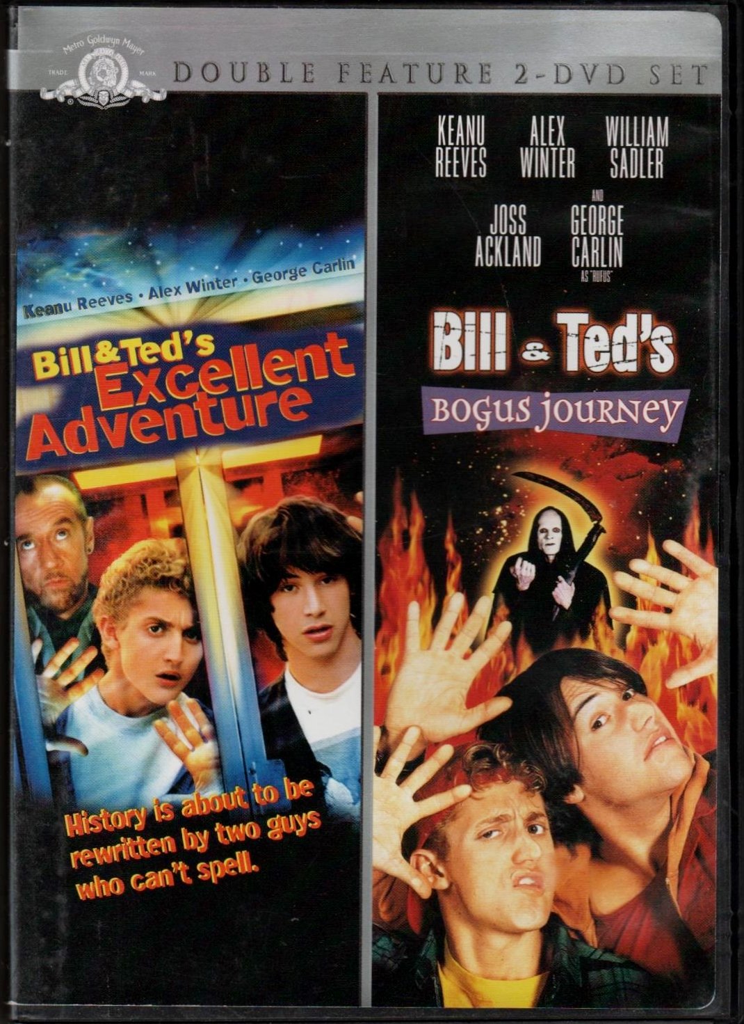 Double Feature Bill & Ted's Excellent Adventure / Bill & Ted's Bogus Journey The Happy Book Stack