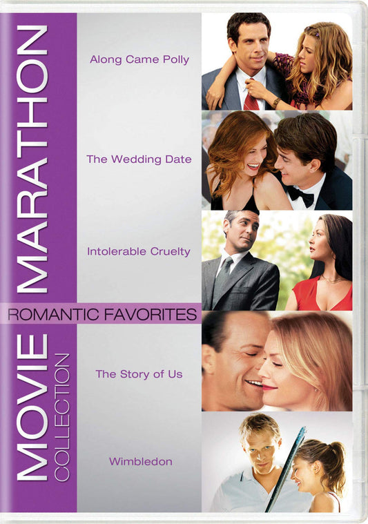 Movie Marathon Collection: Romantic Favorites (Along Came Polly / The Wedding Date / Intolerable Cruelty / The Story of Us / Wimbledon) - 4717