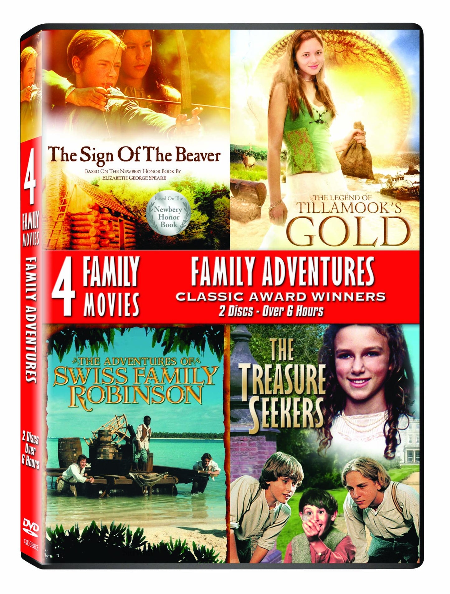 Family Adventures Collector's Set (The Sign of the Beaver / The Legend of Tillamook's Gold / The Adventures of Swiss Family Robinson / The Treasure Seekers) - 4845
