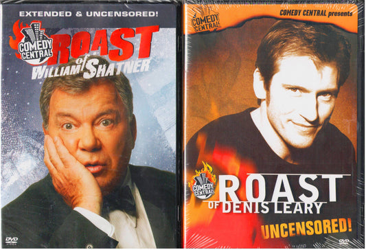Comedy Central Roast of William Shatner , Comedy Central Roast of Denis Leary : Unrated Editions - 2 Pack Gift Set - 6931