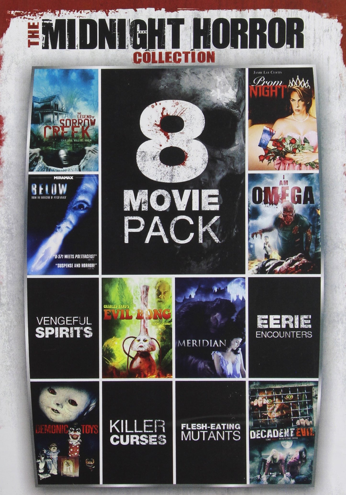 8-Movie Pack Midnight Horror Collection V.1 - 2790
