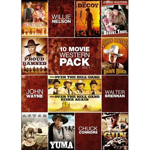 10-Movie Western Pack 1 The Happy Book Stack