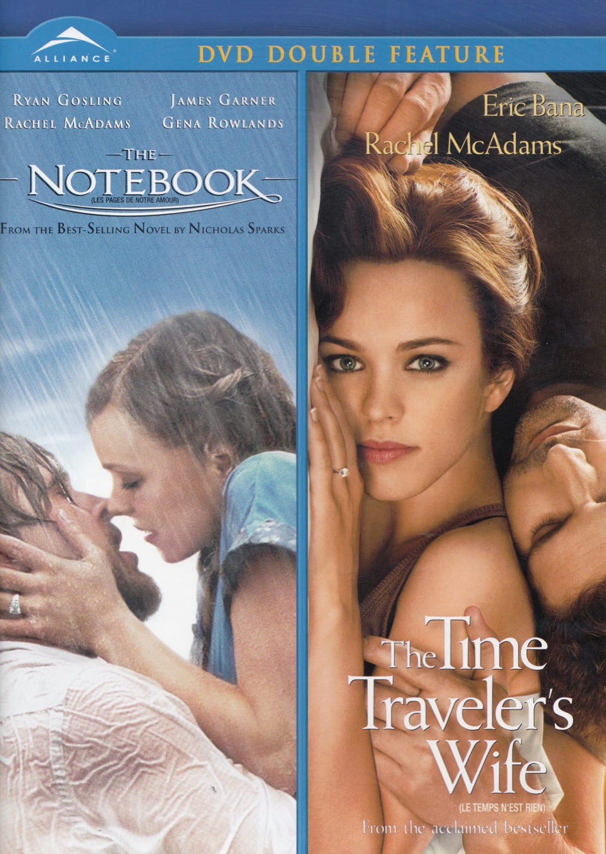 The Notebook / The Time Traveler's Wife (DVD Double Feature) The Happy Book Stack