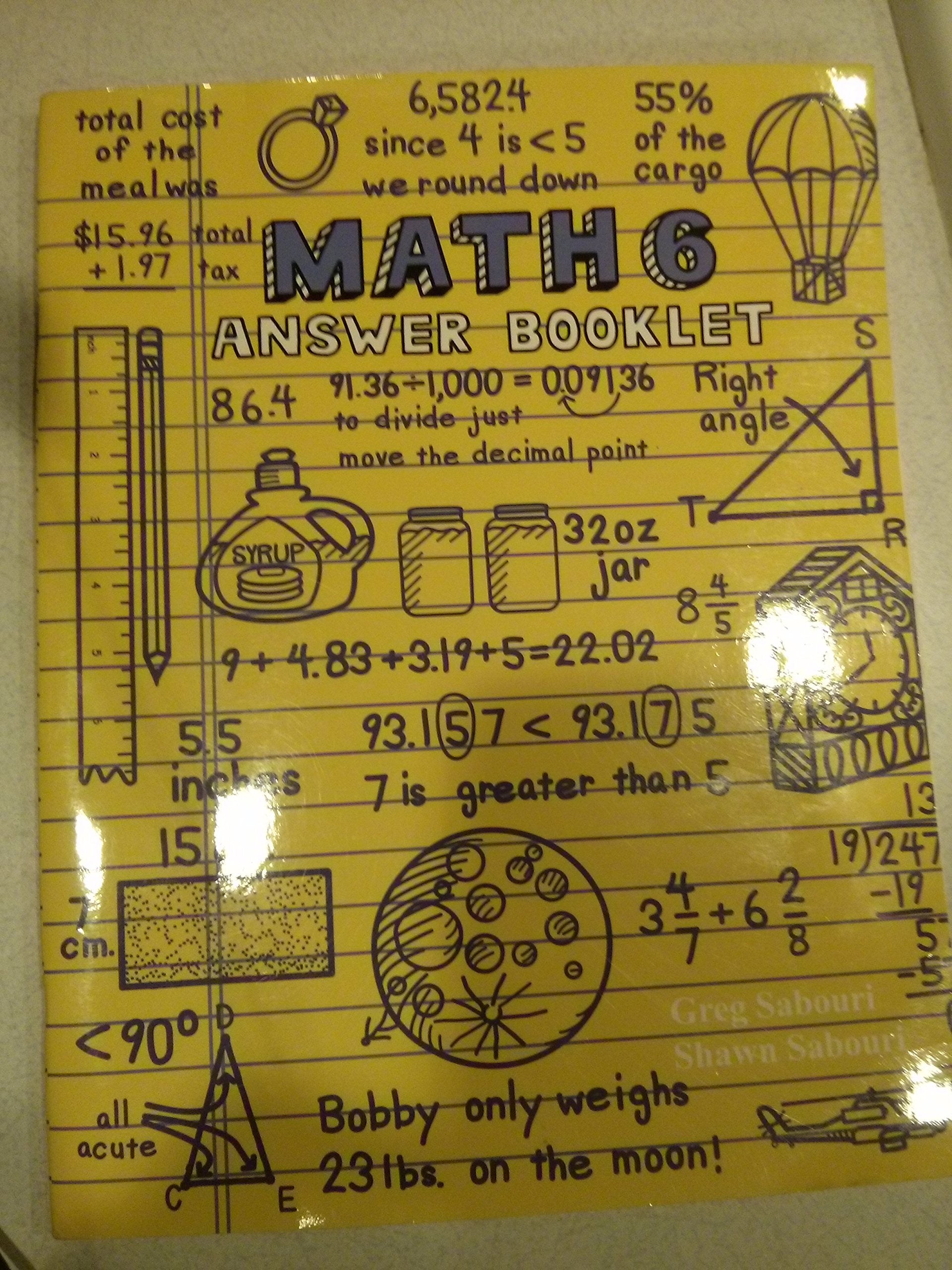 Math 6: A Teaching Textbook Answer Booklet – The Happy Book Stack
