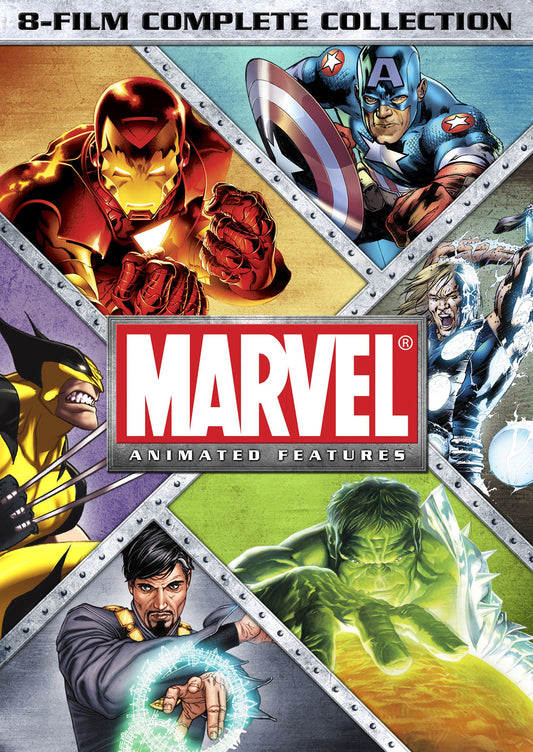 Marvel Animated Features: 8-Film Complete Collection The Happy Book Stack