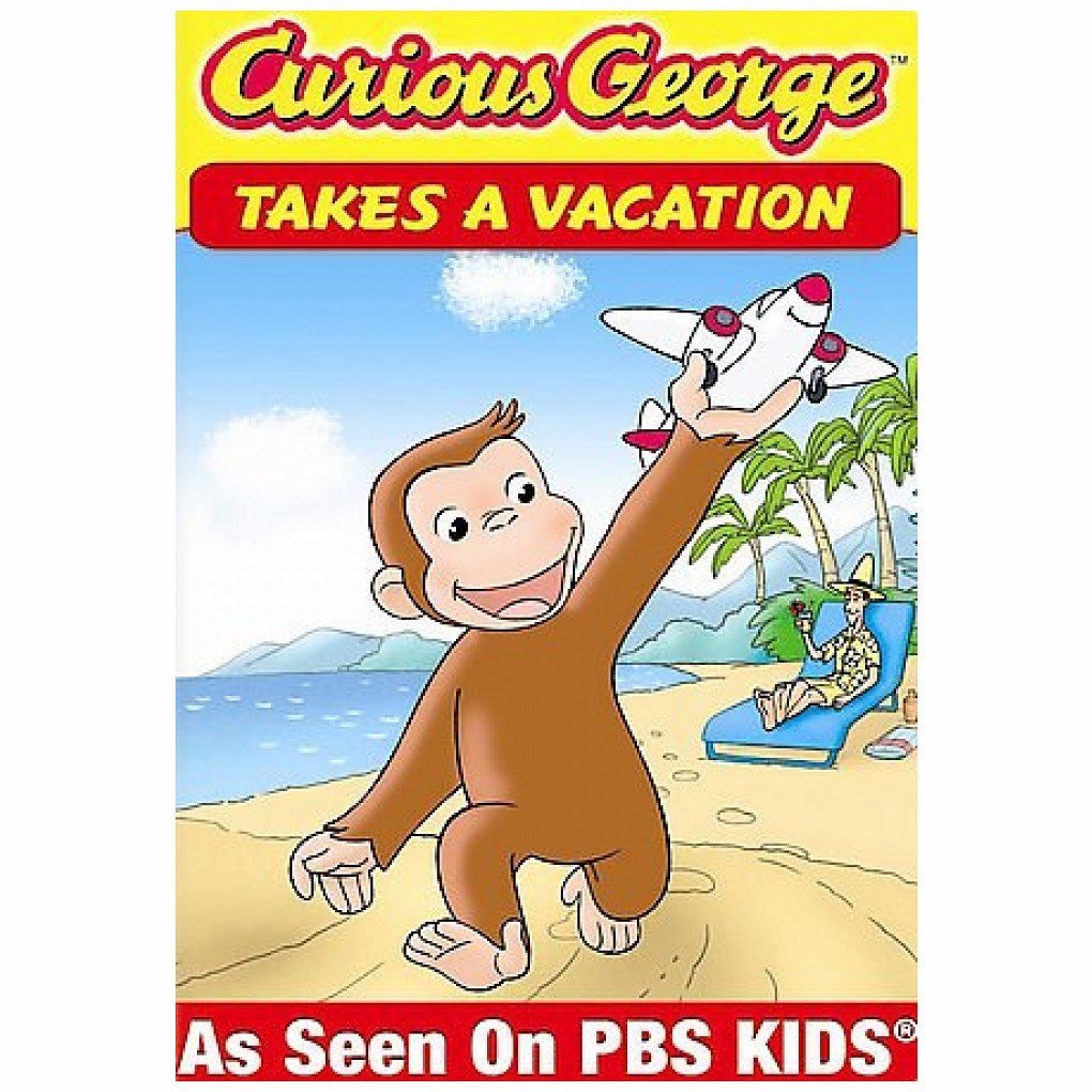 Curious George-Takes A Vacation & DISCOVERS New Things (DVD) The Happy Book Stack