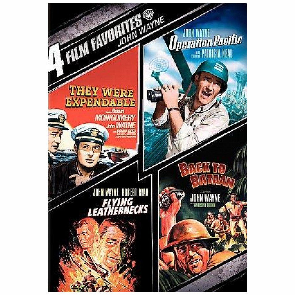 JOHN WAYNE WAR: 4 FILM FAVORITES-JOHN WAYNE WAR: 4 FILM FAVORITES The Happy Book Stack