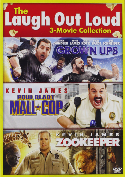Grown Ups (2010) / Paul Blart: Mall Cop / Zookeeper The Happy Book Stack