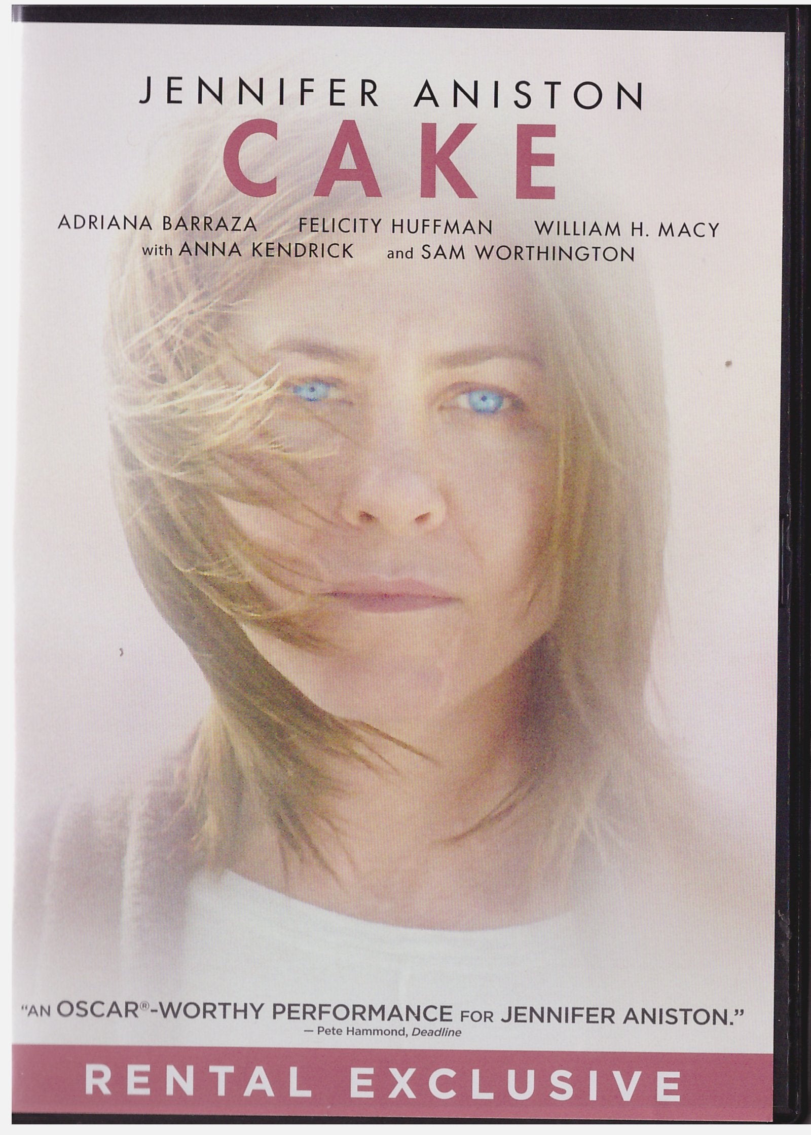 Cake (Dvd,2015) Rental Exclusive The Happy Book Stack