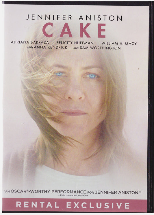 Cake (Dvd,2015) Rental Exclusive The Happy Book Stack