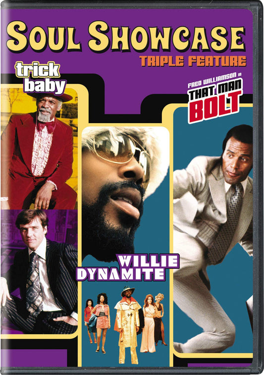Soul Showcase Triple Feature (Trick Baby / Willie Dynamite / That Man Bolt) [DVD] The Happy Book Stack