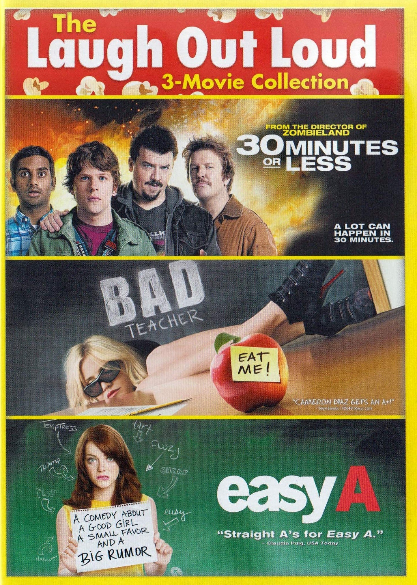 30 Minutes or Less / Bad Teacher / Easy A (The Laugh Out Loud Triple Feature) - 6727