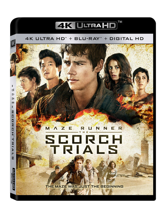 Maze Runner: The Scorch Trials (4K Ultra HD + Blu-ray + Digital HD) The Happy Book Stack