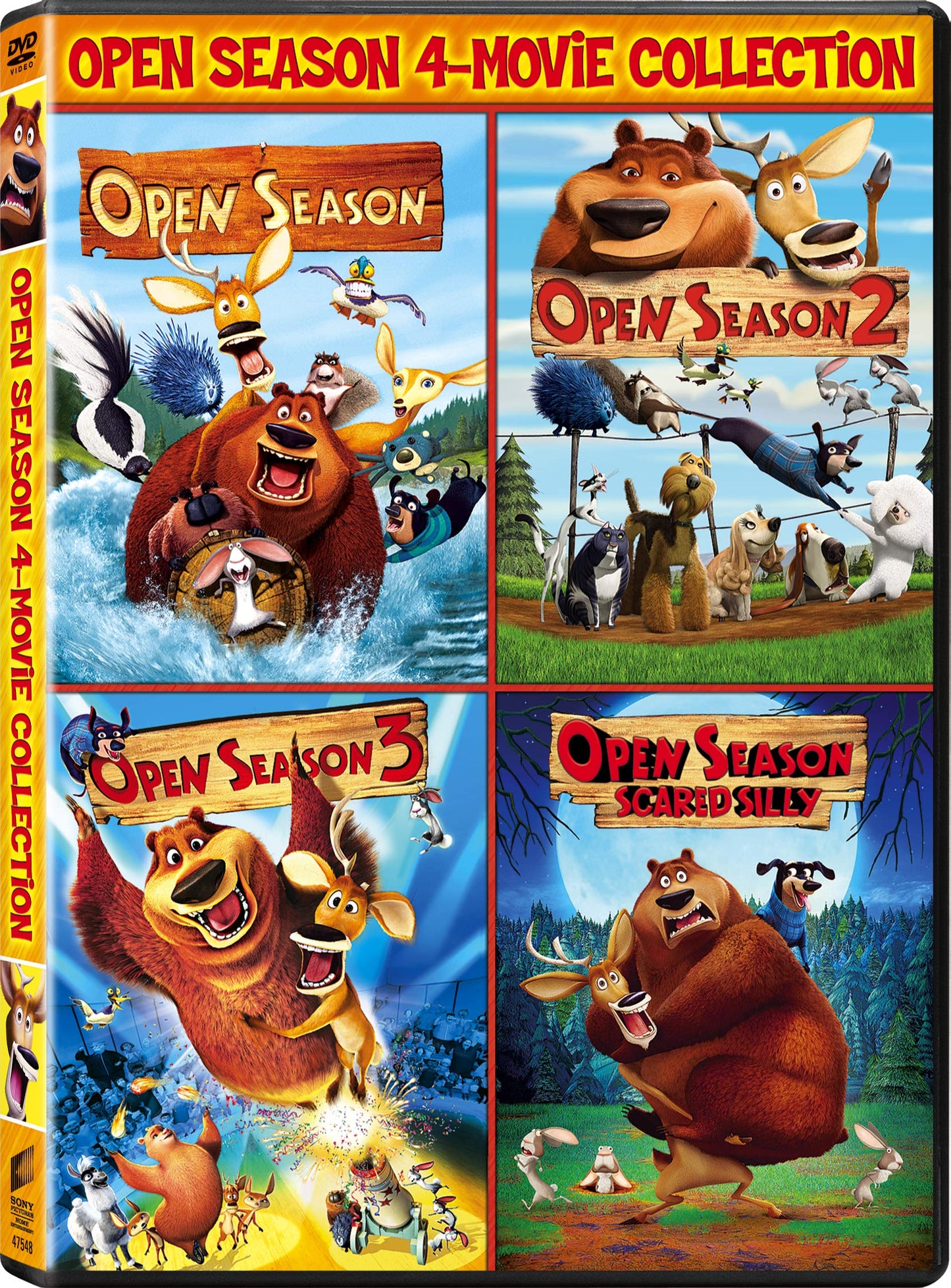 Open Season (2006) / Open Season 2 / Open Season 3 / Open Season: Scared Silly - Vol [DVD] - 4783