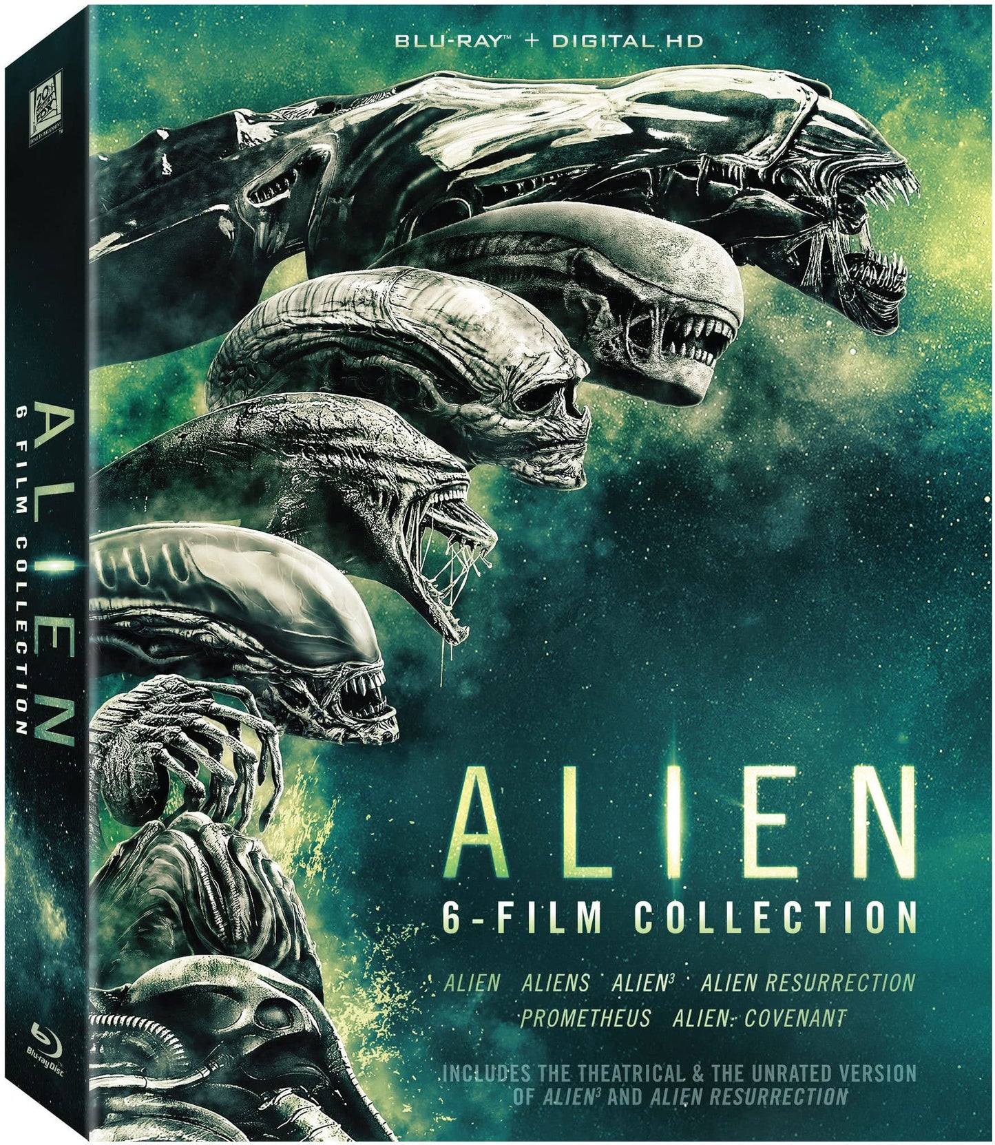 Alien/Aliens/Alien Iii/Alien: Resurrection/Prometheus/Alien: Covenant [Blu-ray] - 2515