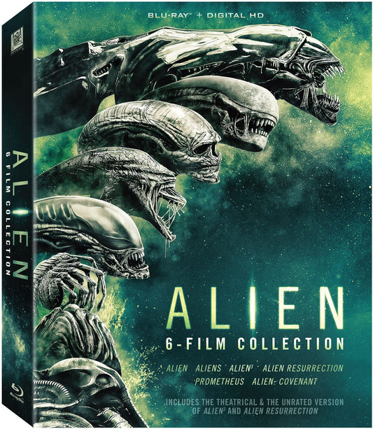 Alien/Aliens/Alien Iii/Alien: Resurrection/Prometheus/Alien: Covenant [Blu-ray] - 4788