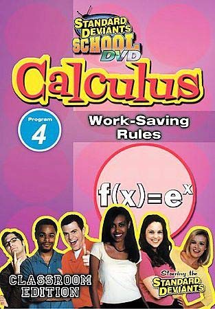 Standard Deviants School Calculus Work-Saving Rules: Program 4 - 9356