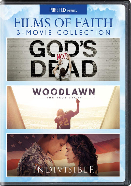 Films of Faith 3-Movie Collection (God's Not Dead / Woodlawn / Indivisible) [DVD] - 6388