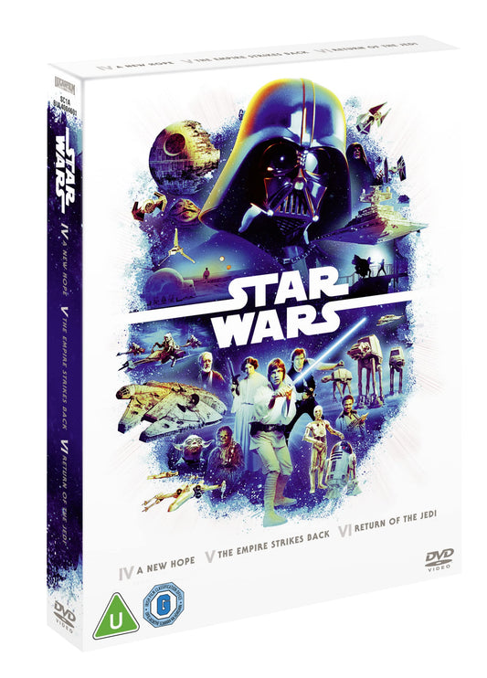 Star Wars Original DVD Trilogy The Happy Book Stack