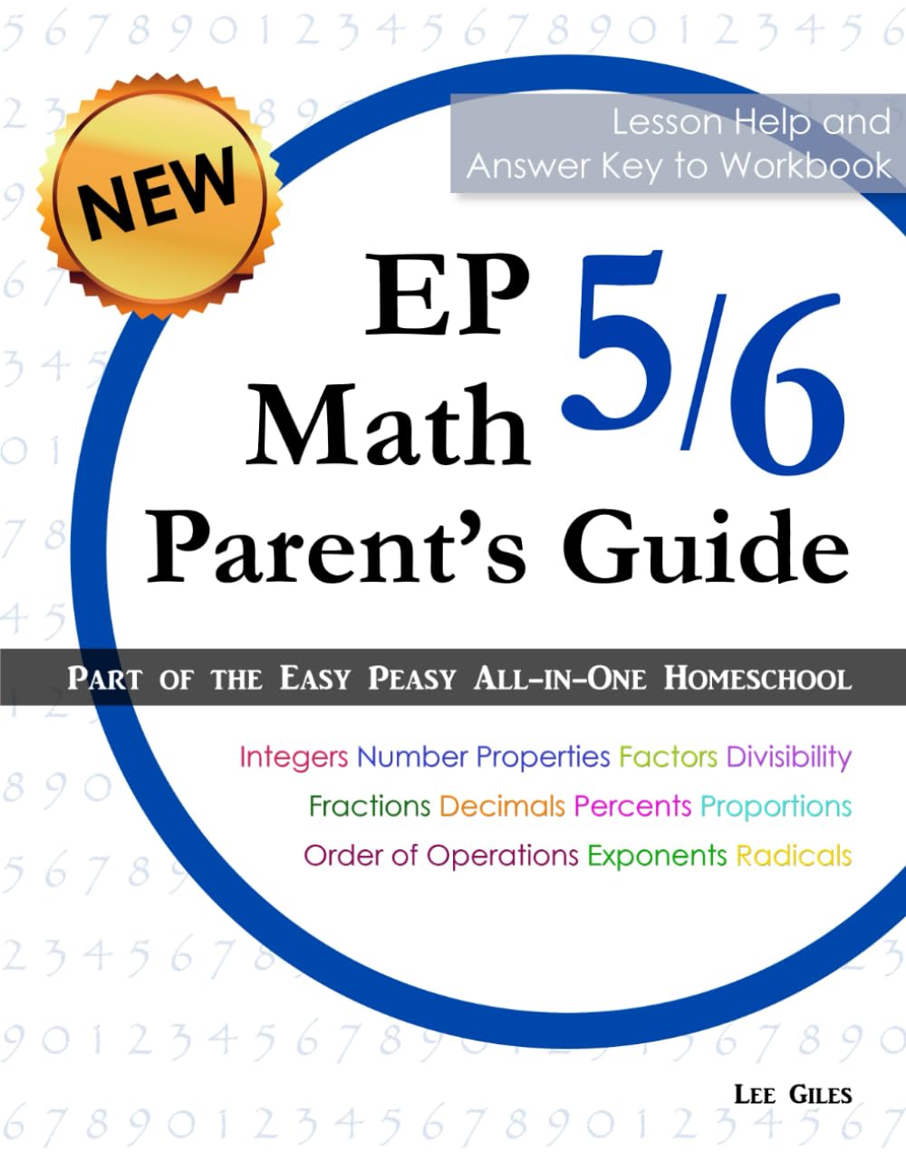 EP Math 5/6 Parent's Guide: Part of the Easy Peasy All-in-One Homeschool The Happy Book Stack