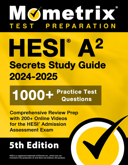 HESI A2 Secrets Study Guide: 1000+ Practice Test Questions, Comprehensive Review Prep with 200+ Online Videos for the HESI Admission Assessment Exam - 1664