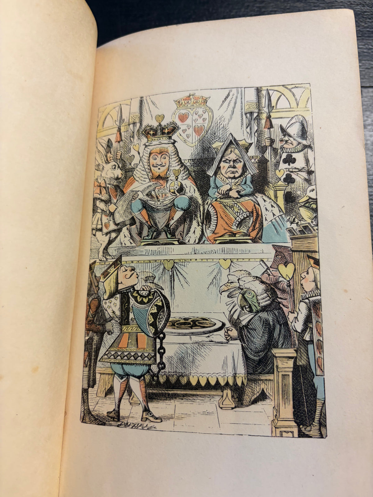 Alice's Adventures in Wonderland & Through the Looking-Glass – 1946 Random House Special Edition, 2-Volume Set, Tenniel Illustrations Colored by Fritz Kredel Random House