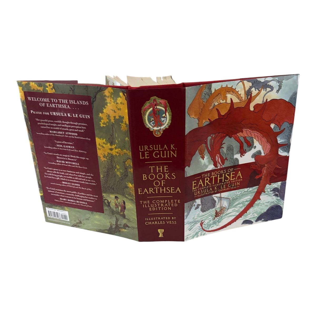 The Books of Earthsea: The Complete Illustrated Edition by Ursula K. Le Guin, Illustrated by Charles Vess – Hardcover Saga Press