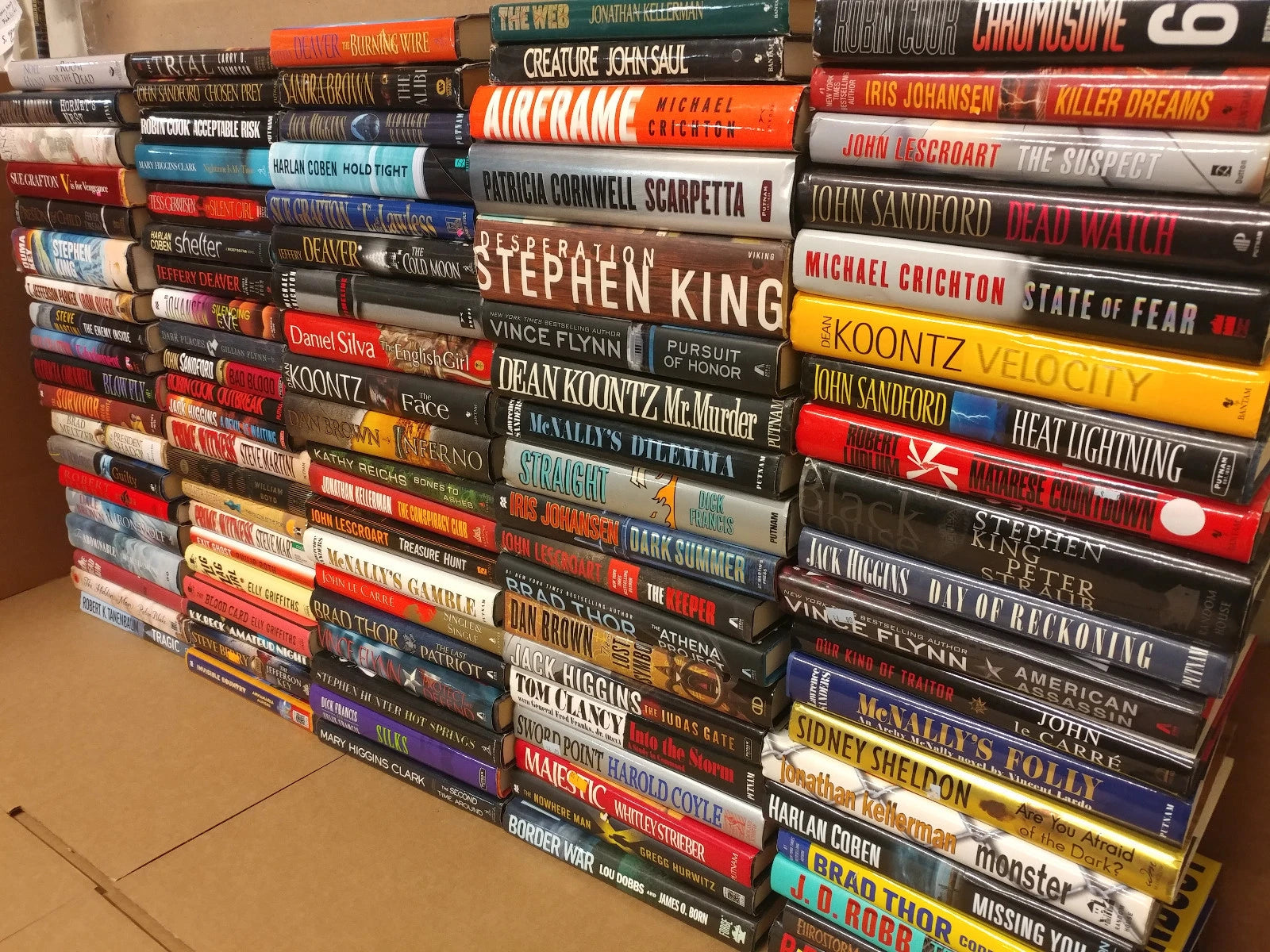 Mystery, Suspense Thriller Book Lot The Happy Book Stack