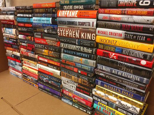 Mystery, Suspense Thriller Book Lot The Happy Book Stack